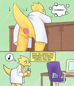 [Perpleon] Alphys Lounging Around + Extra [Portuguese-BR]