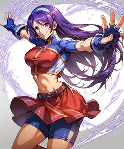 KoF all heroines defeated part 2 (The King of Fighters) [AI generated] [Pony Diffusion]